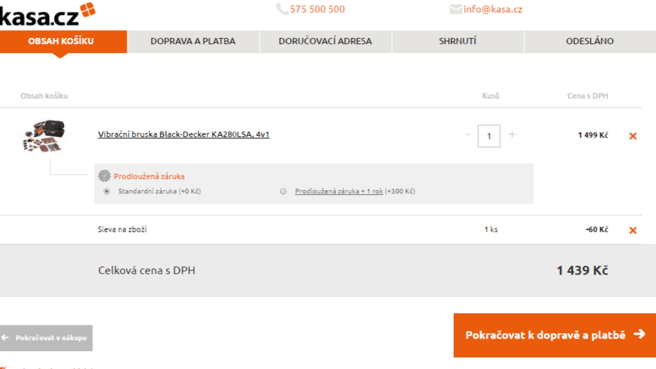 Vibrační bruska 4v1 Black & Decker