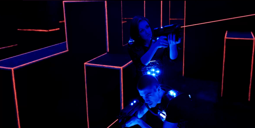 Akční laser game