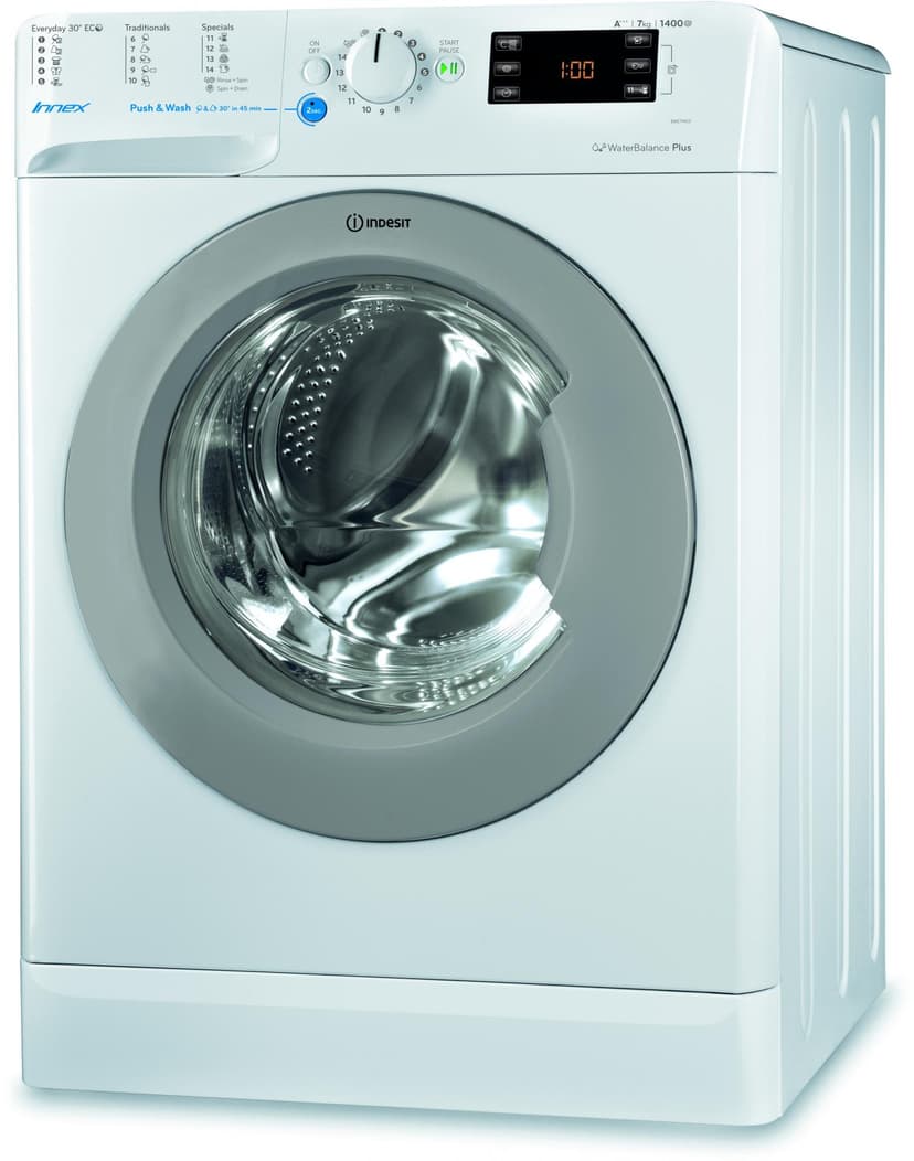 Pračka Indesit, 7kg, A+++, 1400 ot., 16 prog.