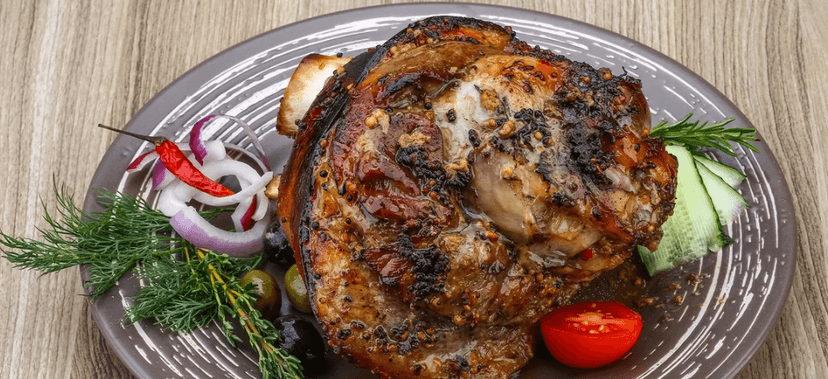 Vepř. koleno připravené na pivě metodou sous-vide
