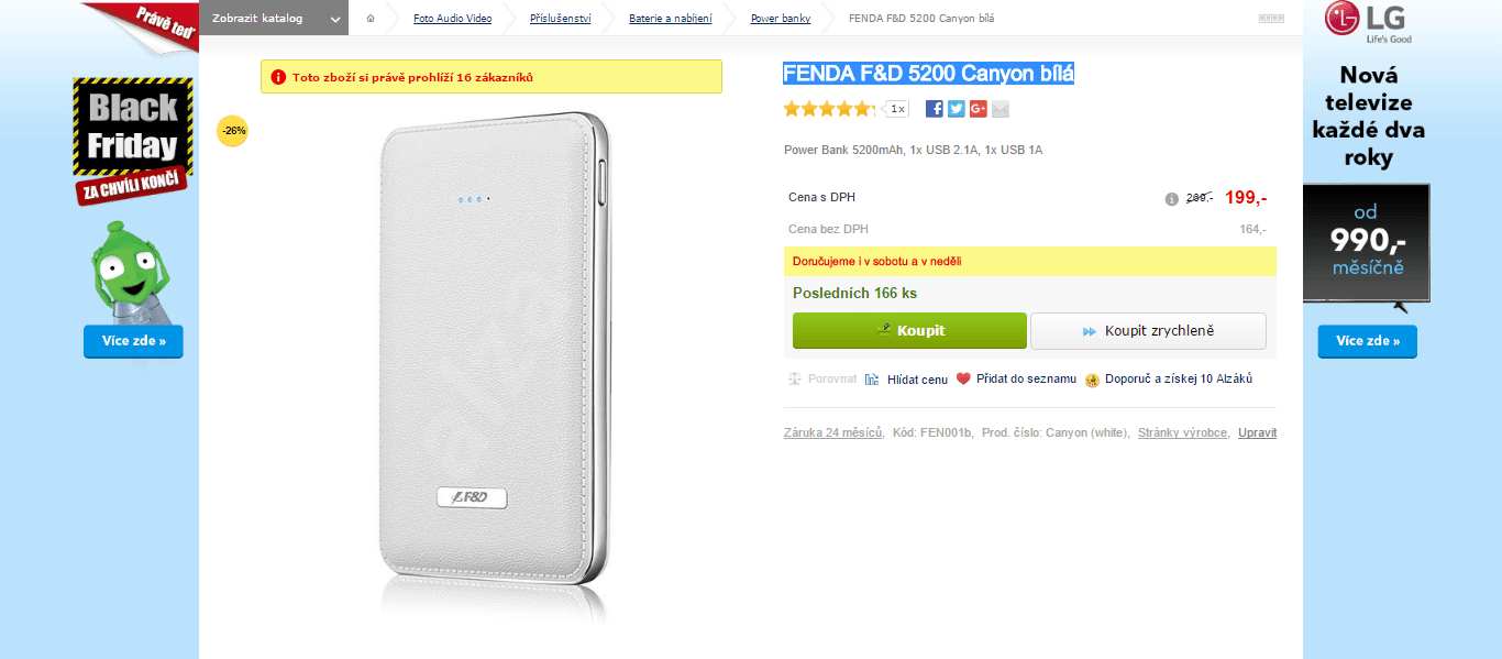 Black Friday v Alza