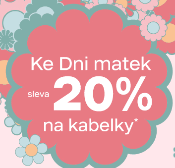 Sleva 20% na kabelky a tašky