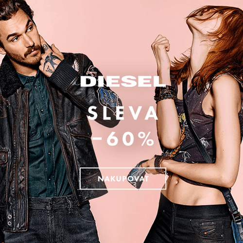 Sleva 60% na oblečení Diesel