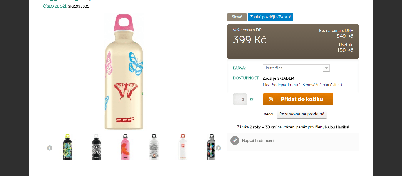 Láhve Sigg Crazy 600 ml