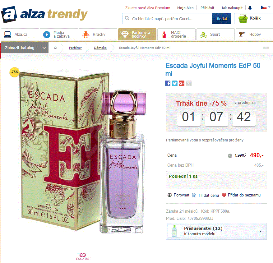 Escada Joyful Moments EdP 50 ml