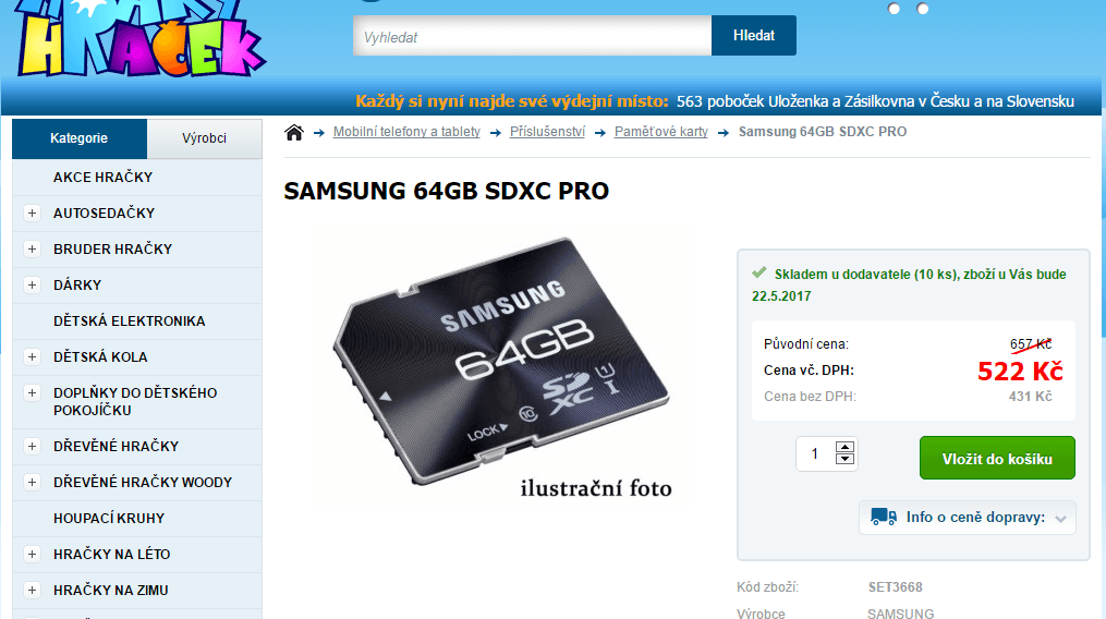 Samsung SDXC PRO 64 GB