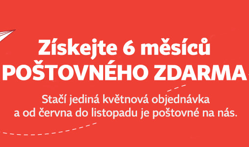 Poštovné zdarma na knihy + sleva