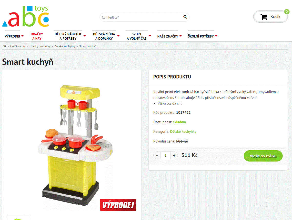 Dětská elektronická kuchyňka Halsall