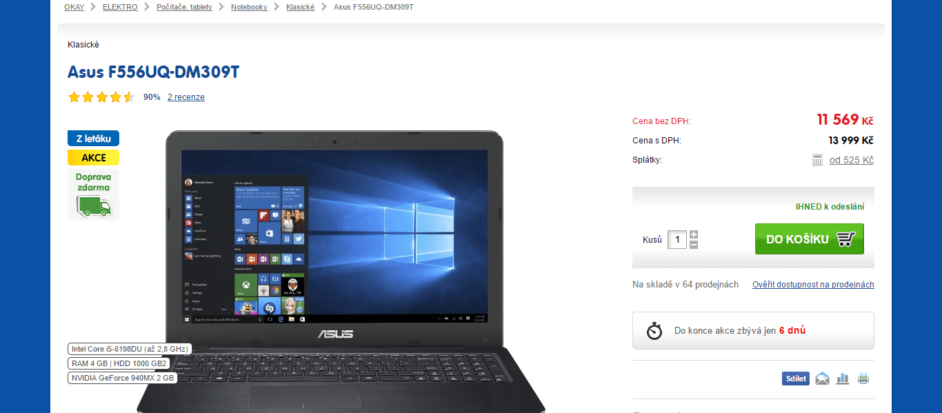 Asus, i5, 2,8GHz, 4GB RAM, 2GB NVIDIA