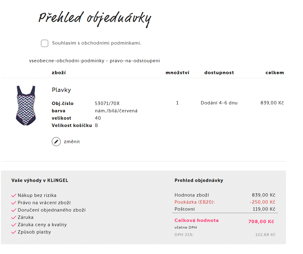 Plavky a plážové oblečení slevy od 30%