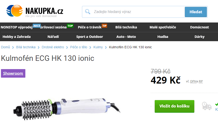 Kulmofén s ionty ECG HK 130
