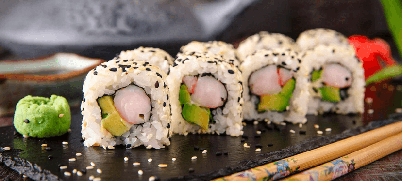 28 kousků čerstvého sushi 