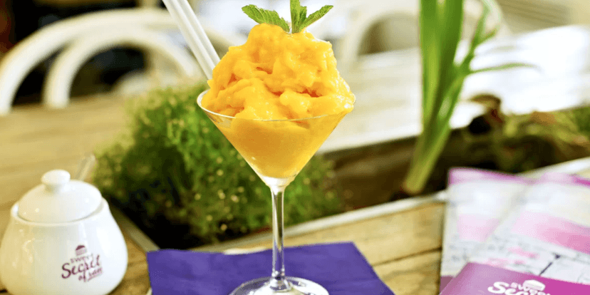 Raw mangový sorbet bez lepku a laktózy