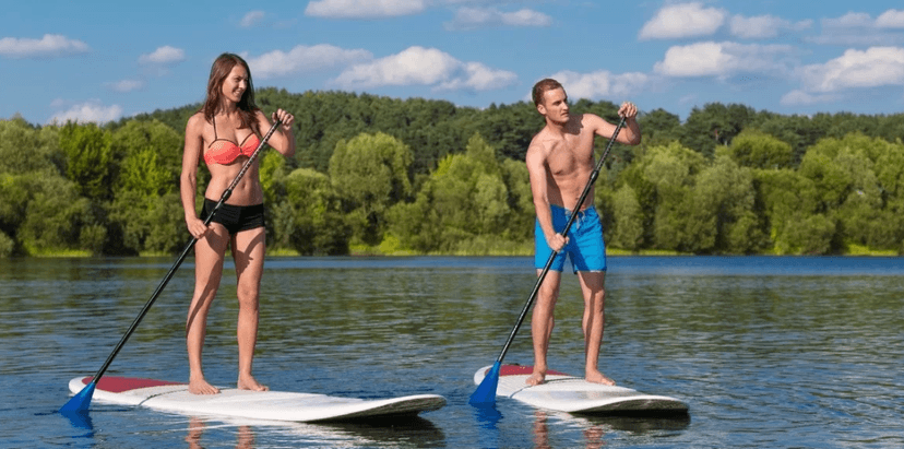 2× paddleboard včetně příslušenství na 2 hod