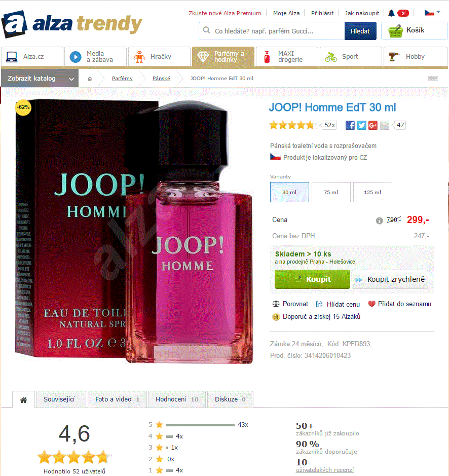 JOOP! Homme EdT 30 ml