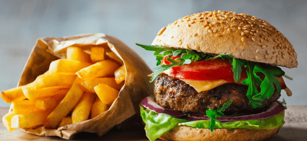 Hráškový krém, Koliba burger a palačinky 