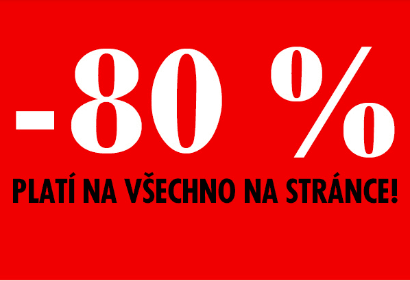 Sleva 80% na módu - super ceny