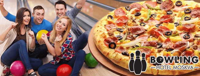 Bowling a pizza