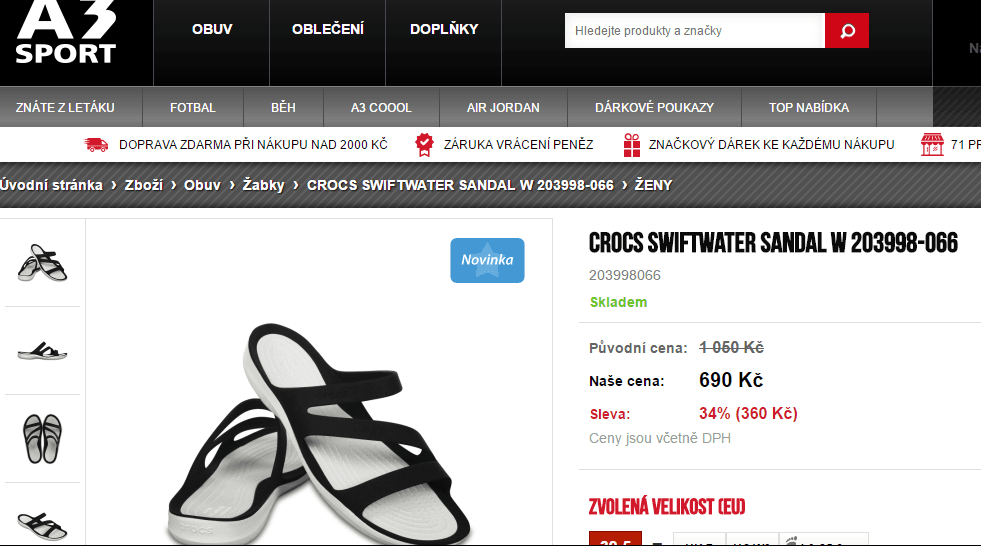 Crocs Swiftwater sandály