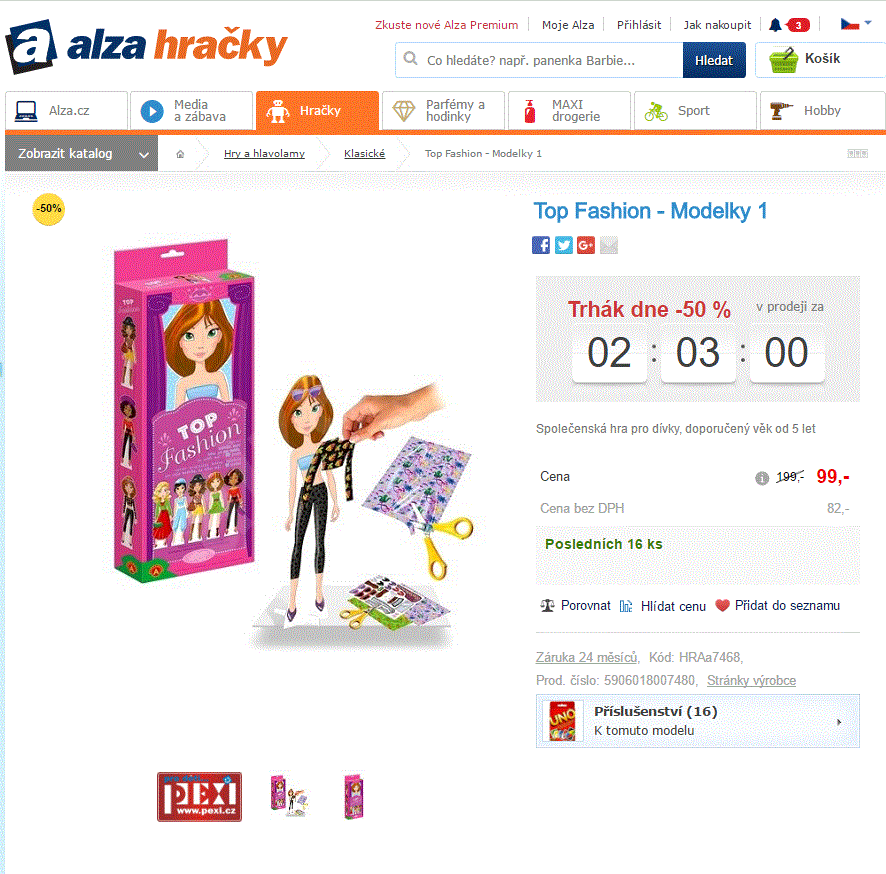 Kreativní sada Top Fashion (Modelky 1)