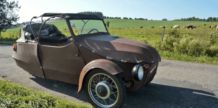 Spolujízda v tříkolce Velorex 350