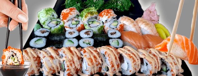 Vynikající SUSHI MENU pro 2 s dovozem