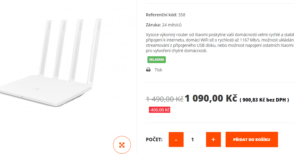 Wifi router Xiaomi Mi 3 