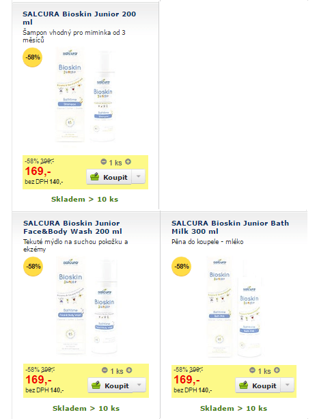 Kosmetika SALCURA Bioskin Junior 