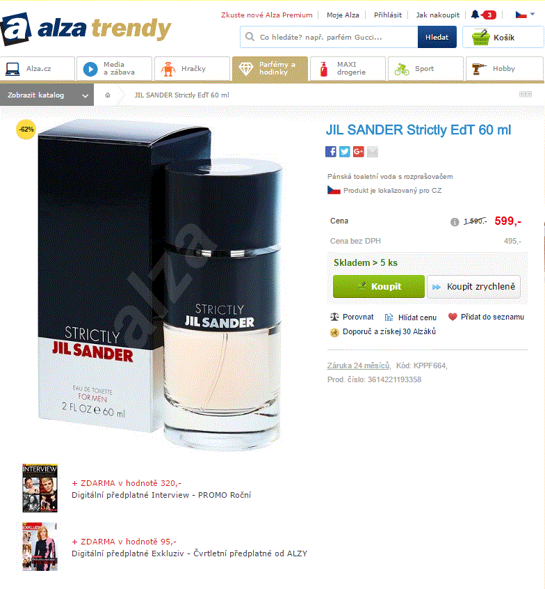 JIL SANDER Strictly EdT 60 ml