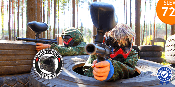 Paintball - 4 hodiny hraní na venkovním hřišti