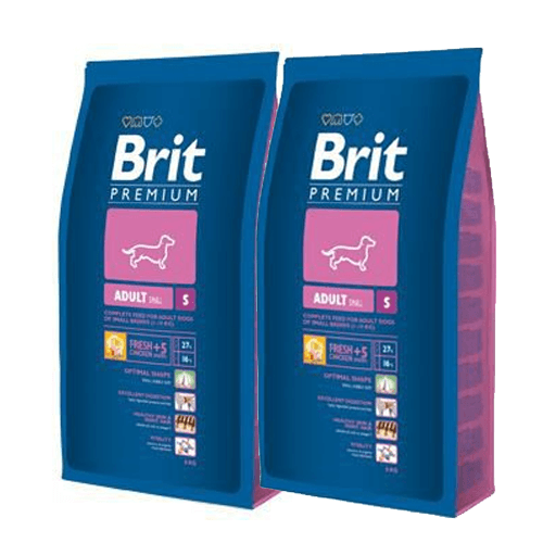 Brit Premium Dog Adult S (2 x 8kg)