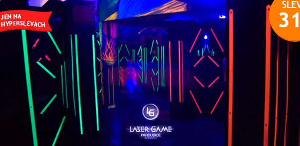 Adrenalinová hra laser game 