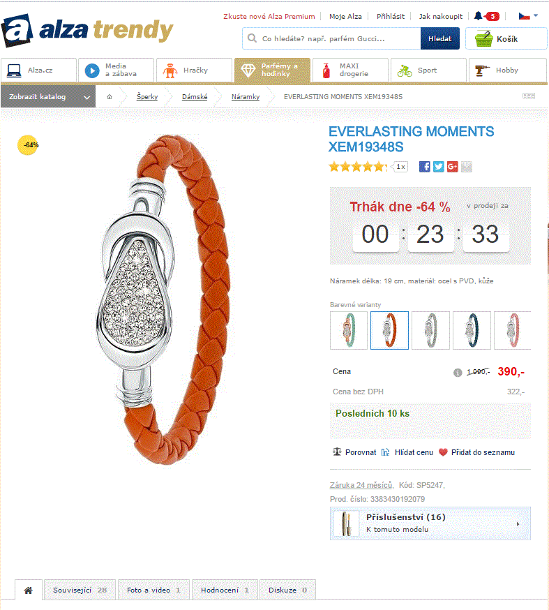 Náramek Everlasting Moments