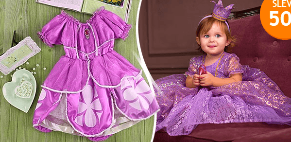 Dětské letní princeznovské šaty Sofie