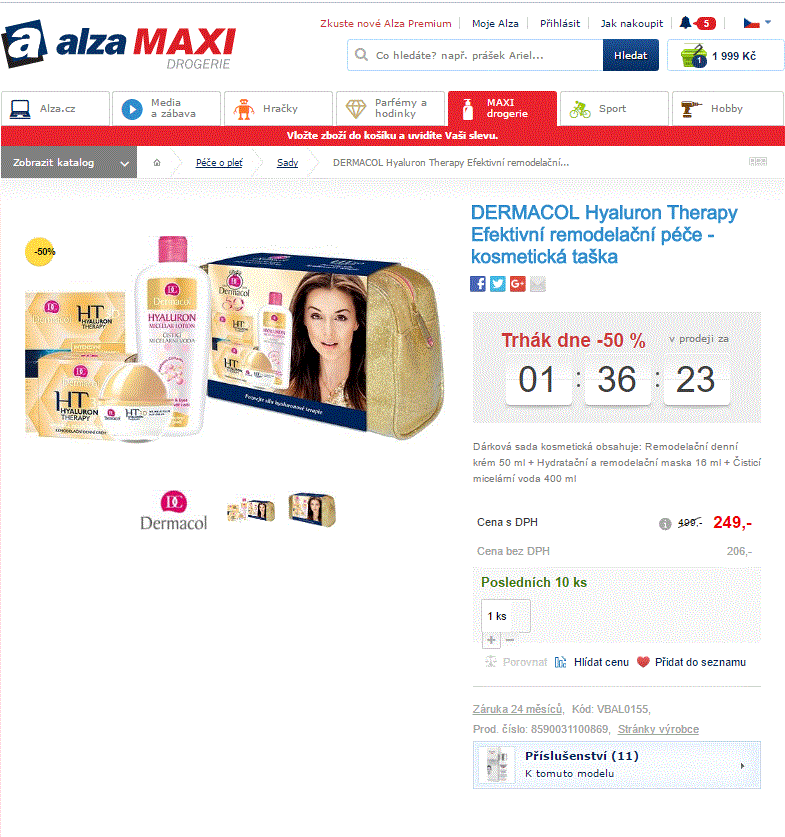 Dermacol Hyaluron Therapy  - dárková sada