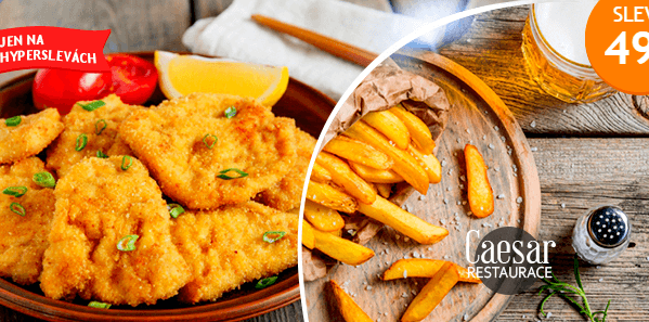 500g kuřecí mini řízečky + 500g hranolky