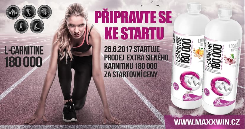 L-CARNITINE 180 000 - novinka za startovací ceny
