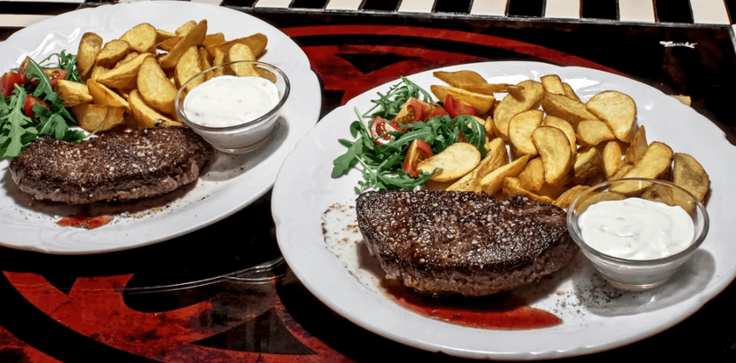 Vyzrálý argentinský rump steak s pepřem (200 g)