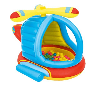 Hrací koš helikoptéra Bestway + 50 míčků