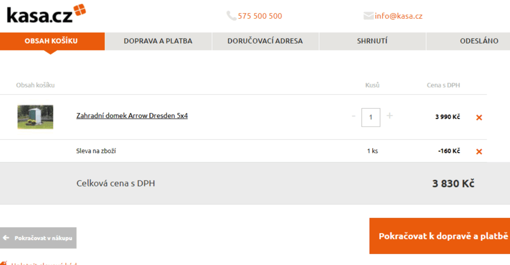 Zahradní domek Arrow, 1,5 x 1,2 metru