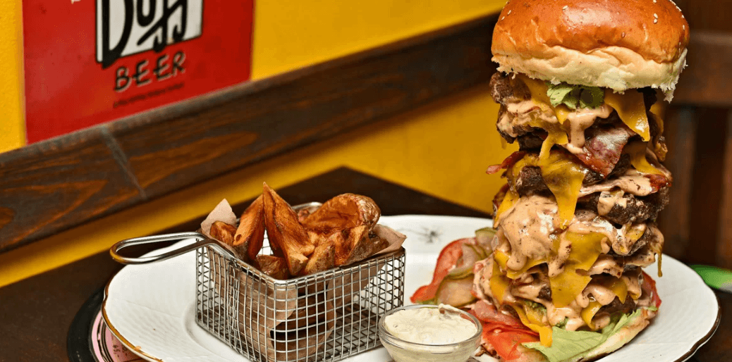Golem burger menu – celkem 900 gramů dobrot