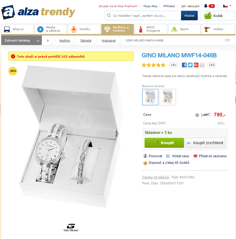 Dárková sada Gino Milano