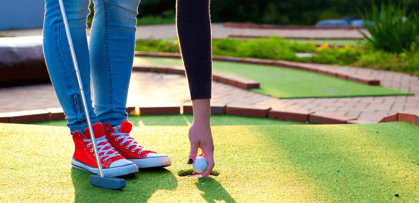 Hodina a půl adventure golfu 