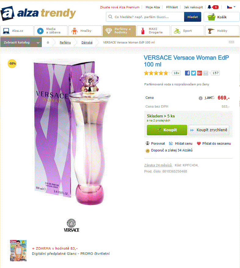 Versace Versace Woman EdP 100 ml