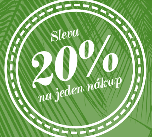 Sleva 20% na vše