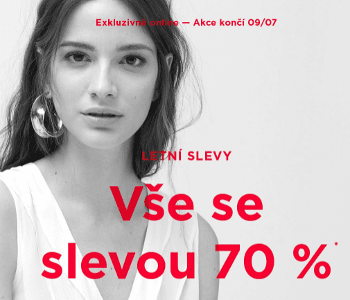 Mango - sleva 70% na vše