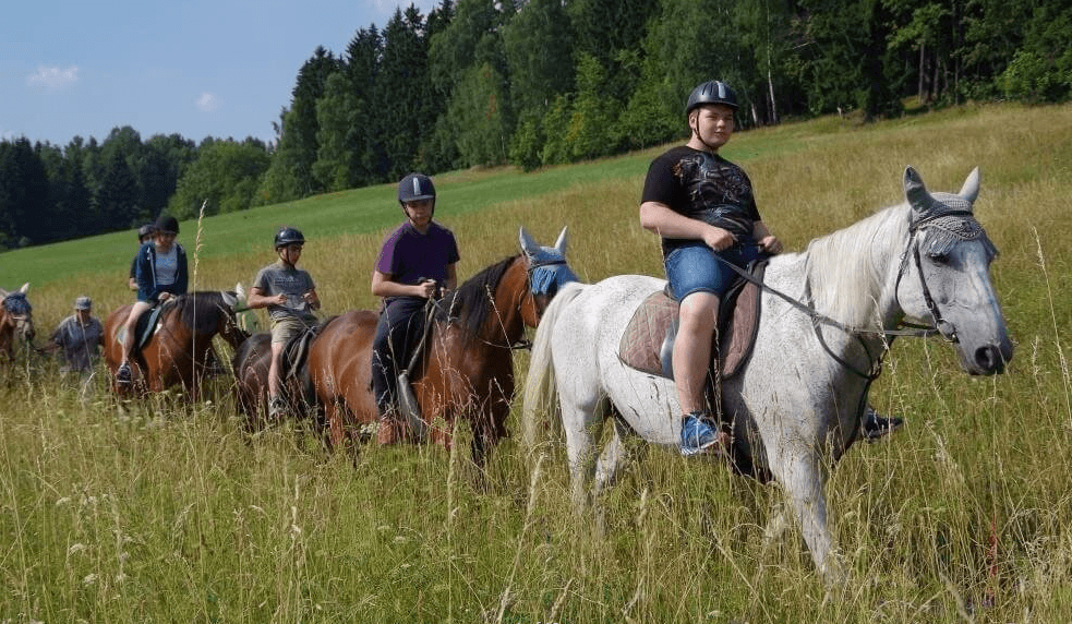 Jízda na koni na Špindlerův Mlýn