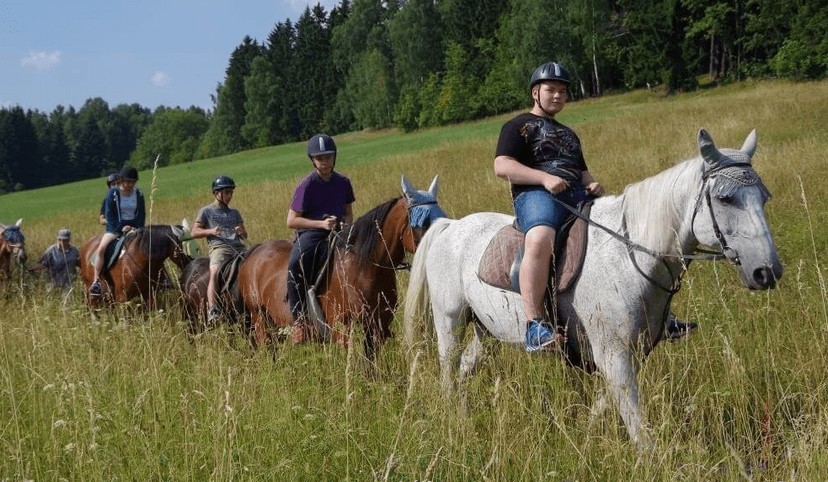 Jízda na koni na Špindlerův Mlýn