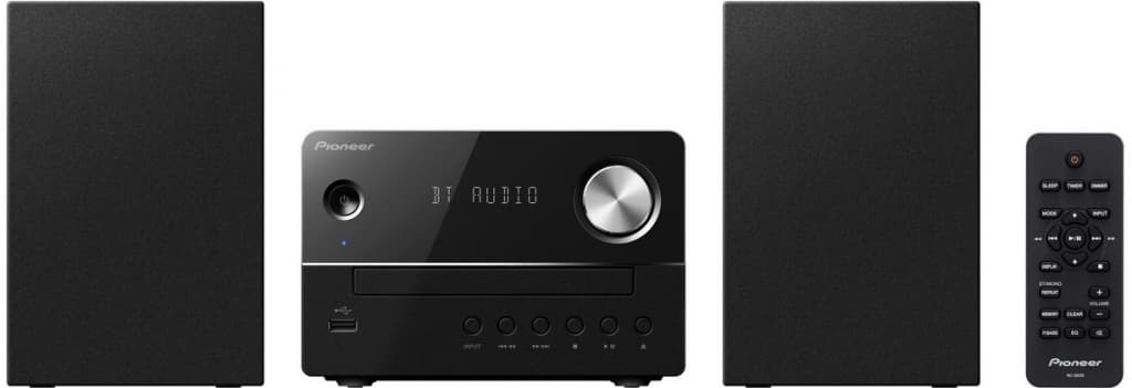 Výkonný audiosystém Pioneer, BT, CD