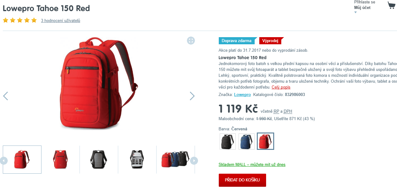 Fotobatoh LOWEPRO Tahoe BP 150